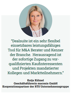Dealsuite_Katja_Kühnel_maconis_GmbH_Gespräch